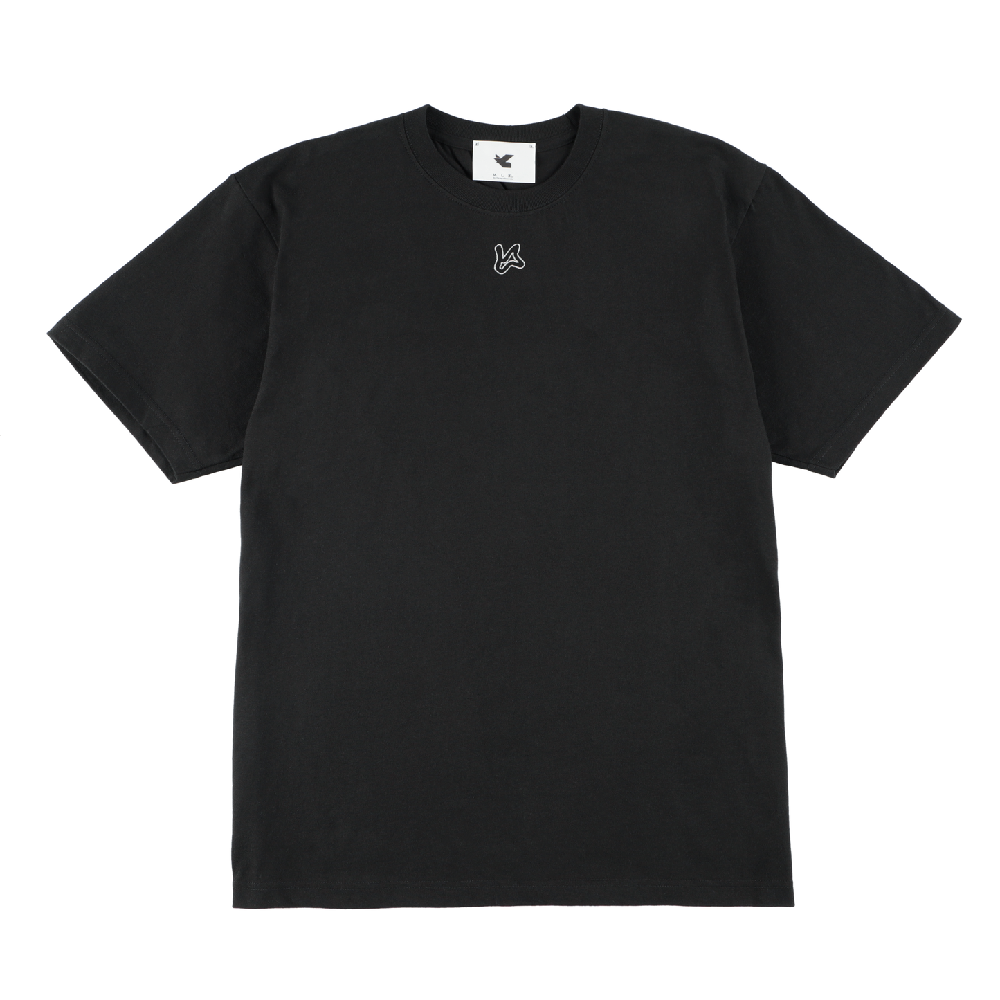 T SHIRT BLACK ( STUDY 6.04 SINGLE FIXED LOGO)