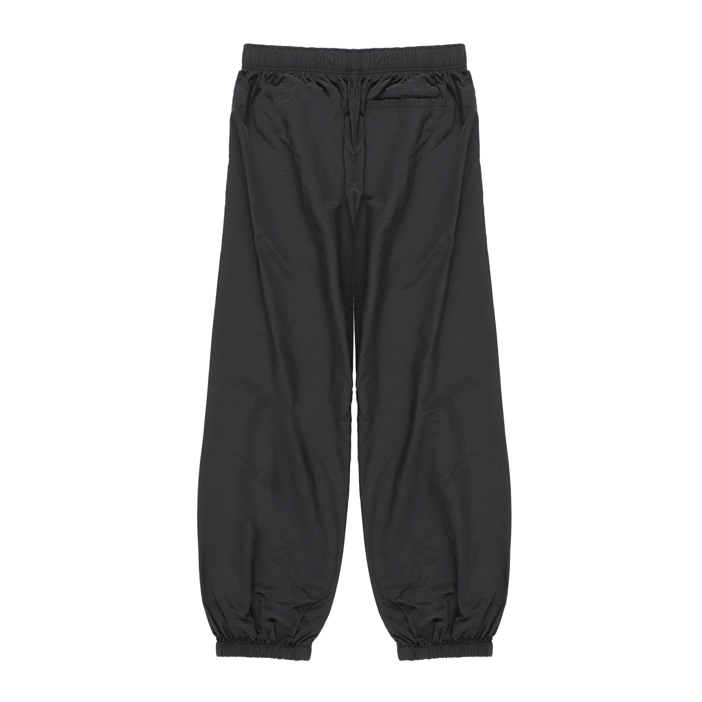TRACK PANTS BLACK ( STUDY 7.01 : MULTIPLE EMBROIDERY) W/O LOGOS