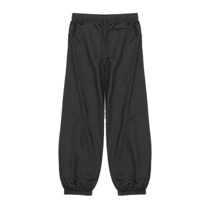 TRACK PANTS BLACK ( STUDY 7.01 : MULTIPLE EMBROIDERY) W/O LOGOS